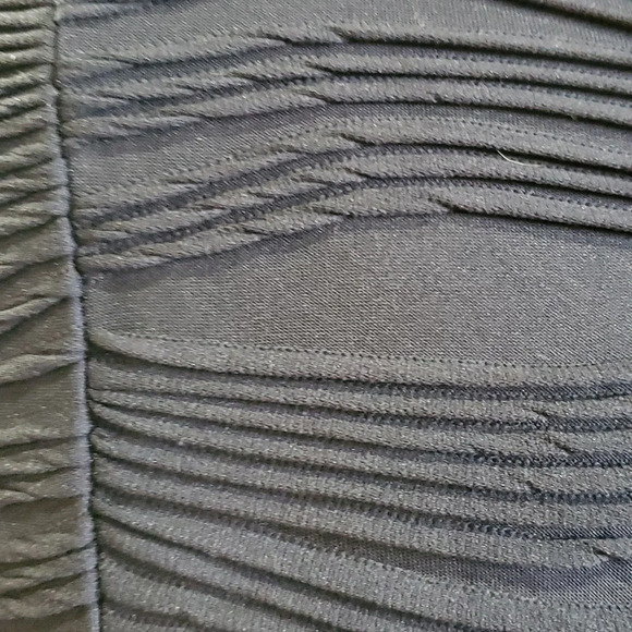 Komarov black textured zipper detailed fitted blazer - Picture 5 of 7